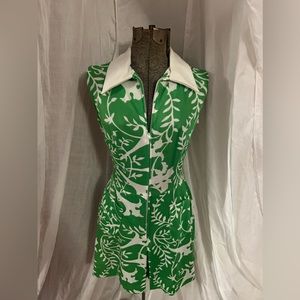 Vintage floral romper (it has pockets!!)